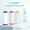 AQUA CREST WF52 Replacement for Aquasana® Under Sink Water Filter AQ-5300R, Aquasana® Filter Replacement, 600 Gallons, Pure, Tasty Water, 3 Count