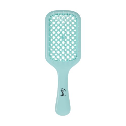 GOODY Planet Vented Paddle Brush,Teal - Detangler Comb for Thick,Curly & Fine Hair - Pain-Free Hair Accessories for Women,Men,& Kids - Removes Knots & Tangles - Ocean Rescue Recycled Plastic
