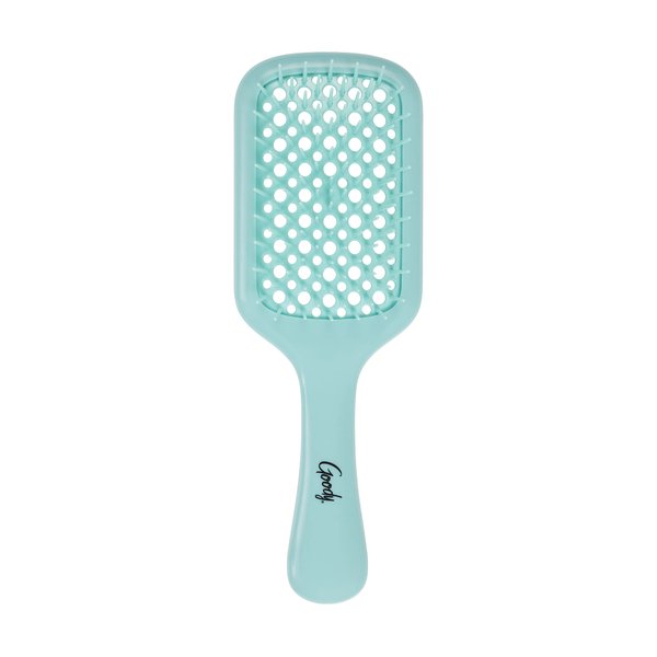 GOODY Planet Vented Paddle Brush,Teal - Detangler Comb for Thick,Curly & Fine Hair - Pain-Free Hair Accessories for Women,Men,& Kids - Removes Knots & Tangles - Ocean Rescue Recycled Plastic