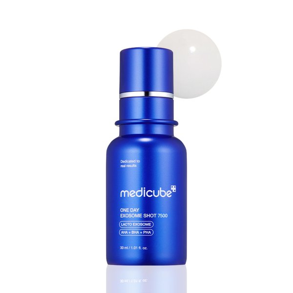 Medicube Zero Exosome Shot 7,500 PPM Spicule Facial Serum | Liquid Skin Booster Serum | Exosome, AHA+BHA+PHA | Pore Minimizer, Dead Skin Cells Improvement | Korean Skin Care 1.01 fl.oz