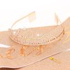 BAHABY Rose Gold 21st Birthday Sash and Crown 21st Birthday Decorations for Her It's My 21 Birthday Tiara Birthday Party Favors