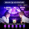 SUPER JOY Electronic Handheld Game - 7 Funny Brain & Memory Game Cube, Cool Toy Sensory Games for Boys & Girls - Christmas/Birthday Gifts for 6-12+ Years Old Children