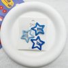 3Pcs Blue Star BB Hairclips Women Y2K Snap Hairpins Side Hair Barrettes Cool Hair Clip Boutique Kids Accessories Girls Clips and Barrettes Hair Clips