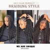 Deep Wave Bulk Human Hair for Braiding 100% Unprocessed Brazilian Virgin Human Hair Micro Braiding Hair No Weft Human Hair Extensions 2Bundles(20inch, Natural Black#)