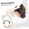 PLAFOPE Wig Elastic Hair Ties 6pcs Wig Elastic Hair Band Miss Mini Cable Tie Plastic Hair Ropes