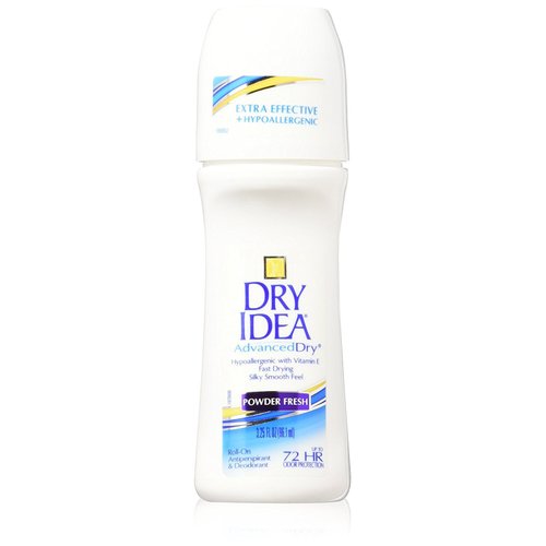 Dry Idea Antiperspirant Deodorant, Powder Fresh, 3.25 Ounces (Pack of 4)