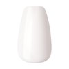 KISS imPRESS No Glue Mani Press On Nails, Color, 'Frosting', white, Medium Size, Coffin Shape, Includes 30 Nails, Prep Pad, Instructions Sheet, 1 Manicure Stick, 1 Mini File