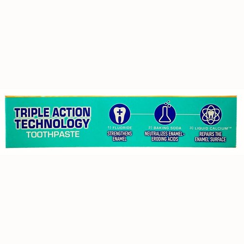 ARM & HAMMER Truly Radiant Whitening & Enamel Strengthening Fluoride Toothpaste, Fresh Mint, 4.3 oz (Pack of 5)