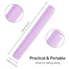 3 Pieces Carbon Fine Cutting Comb Carbon Fiber Salon Hairdressing Comb for Man and Woman Hairdressing Comb Heat Resistant Barber Comb (Pink Bule Purple)
