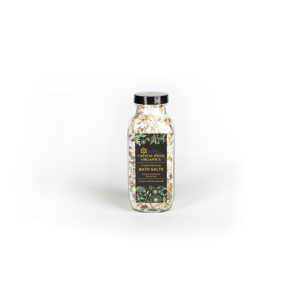 Crystal Hills Organics Bath Salts - Crystal Harmony - Green Quartz - 17 Ounce