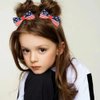 GeRRiT 4 Pcs Independence Day Hair Bow Clips 2 Designs American Flag Hair Accessories Patriotic Hair Barrette Strips Stars Hairpins for Memorial Day 4th of July Hair Decoration, Blue