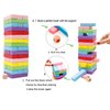 Lewo Wooden Stacking Board Games Building Blocks for Kids Boys Girls- 48 Pieces
