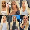 Amarlis Blonde Lace Front Wigs for Women, Pre Plucked Ready to Wear HD Glueless 13x5x1 Lace Front Synthetic Wigs for Daily Use(Blonde)
