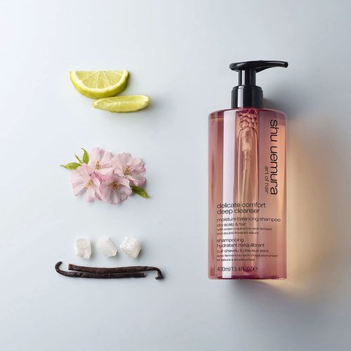 shu uemura Delicate Comfort Clarifying Shampoo for Dry Scalp & Hair 13.4 oz / 400 mL