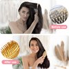 Hair Brush Cleaner Tool Set - 4 Pieces Comb Cleaning Brush Hair Brush Cleaner Rake Hair Brush Cleaning Tool for Removing Hair Dust Home Salon Use (4 Style)