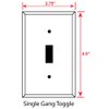 Art Plates - Single Gang Toggle Decorative Metal Wall Plate - Munch: The Scream - (Made in USA)