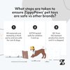 ZippyPaws 2-in-1 Halloween Dog Toy, Soft Plush Outside and Tough Rubber Inside for Aggressive Chewers, Cute Teething Toy for Puppies, No Squeakers for Silent Play - Zombie Bear
