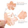 Flower Claw Clips Hawaiian Flower Hair Clips 6 Pcs Plumeria Floral Hair Clips Flower Clips for Thin Thick Curly Hair Non Slip Strong Hold Cute Hair Clips for Girls Summer Beach Flower Hair Accessories