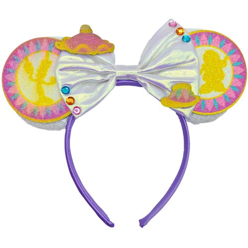 ZHENNAN Mouse Ears Headbands for Women, Glitter Bell Magic Furniture Ears Headbands, Cute Magic Furniture Costume Cartoon Themed Events Birthday Party Decorations Hair Accessoires