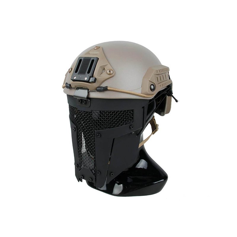 DLP Tactical Full Face Mesh Mask – Quick Release Polymer & Steel Guard ...