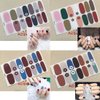 XEAOHESY 30 Sheets Colorful Nail Polish Strips Stickers Self-Adhesive Full Nail Wraps Decals Manicure Kit with Nail File for Women Girls Nail Art (Flower Series)