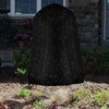 WOMACO Fountain Cover, Ourdoor Waterproof Bird Bath Cover for Winter, Garden Birdbath Dustproof Cover with Zipper and Drawstring (36" D x 42" H)