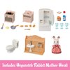 Calico Critters Playful Starter Furniture Set - Toy Dollhouse Furniture and Accessories Set with Collectible Figure Included