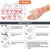 Cute Pig Temporary Tattoos Stickers Themed Barnyard Birthday Party Decorations Supplies Favors Decor 85 PCS Funny Pink Little Piggy Farm Animals Tattoo Gifts For Kids Boys Girls School Prizes Carnival