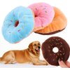 Htppzjr 1PCS Donut Shape Plush Blue Pet Toy,Lovely Donut Shaped Squeaky Squeaking Sound Toy for Pet Chew Toy Squeaky Plush Dog Toy Blueberry Squeaky Plush Dog Toy Chew Guard Technology