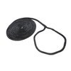 Attwood 117608-7 Premium Double Braided Nylon Dock Line, 3/8-Inch Thick, 20 Feet Long, Pre-Spliced One End, Black