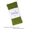 Peacegoods Unscented Eye Pillow - Made from Soft Cotton Flannel - Weighted filled with Flax Seed Microwavable - Yoga Massage Headache Sleep Made USA- kiwi green