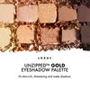 LORAC Unzipped Matte & Glitter Eyeshadow Palette, Gold | Cruelty Free, Gluten Free, Vegan