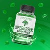 Supergreens Gummies - Daily Green Superfoods Supplement with Spinach, Broccoli, Moringa, Beet Root, Celery, Green Tea, & Acai for Immunity Support - Natural Raspberry Flavor, 60 Supergreen Gummies