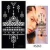 glaryyears Temporary Tattoo Stencil - 8 Sheets Henna Tattoo Template for Hand Finger Wrist Hollow Body Paint Henna Stencil Airbrush Painting for Women Girl Body Art