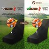 iBirdie Outdoor Waterproof Lawn Mower Cover for 16''-19'' Push Mowers - Heavy Duty 600D Weatherproof UV Resistant Mower Protector