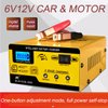 6V and 12V Car Battery Charger, 15A Smart Battery Trickle Charger Maintainer, Pulse Repair Deep Cycle Battery Charger Automotive Desulfator for Car Motorcycle Truck Boat Lawn Mower Lead Acid Batteries