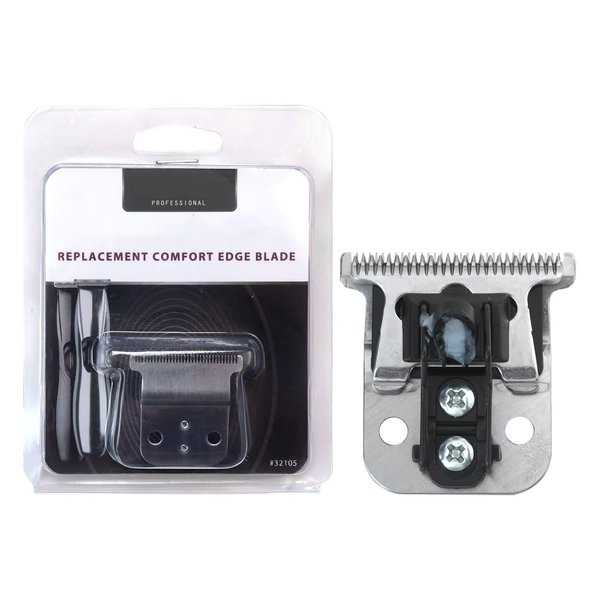 JRSHOME Trimmer Replacement T Blade Set #32105 - D7#32655 D8#32400, Carbon Steel Blade Set for Andis Slimline Pro Li D7/D8 Hair Clipper Trimmer, Silver