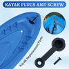 Kayak Accessories Urethane Drain Plug and Screw for Lifetime Kayak scupper Plugs (2 Pack)