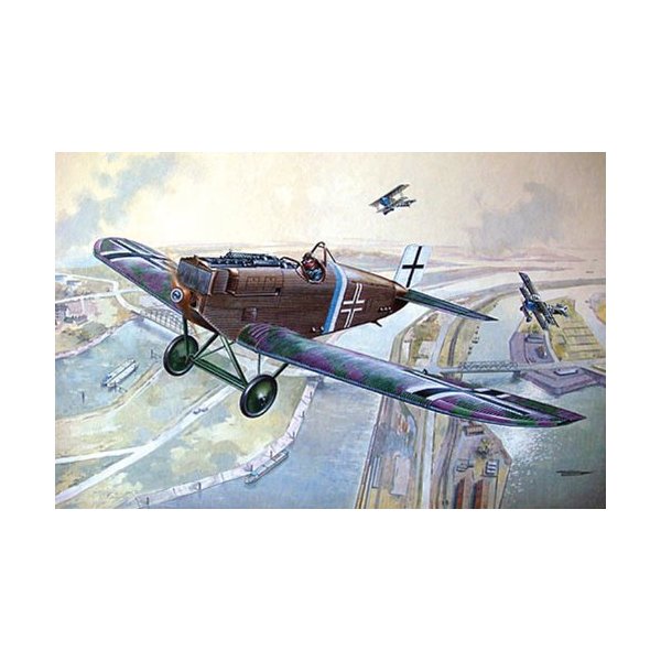 Roden Junkers D.I Fighter Airplane Model Kit