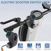 Frdhee Electric Scooter Handlebar Switch Lock, 3 Pin Digital Battery Power Display Switch Lock with Keys Handlebar Control Lock for Kugoo G2 Pro Replacement
