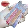 Natural Hydrating Shimmery Lip gloss set, Waterproof Long Lasting Moisturizing Lip Care Lip Oil Gloss, Diamond Transparent Shimmer Hydrating & Plumping Lip Tint for Women and Girls (4PCS)