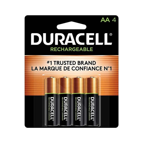 DURNLAA4BCD - Rechargeable StayCharged NiMH Batteries