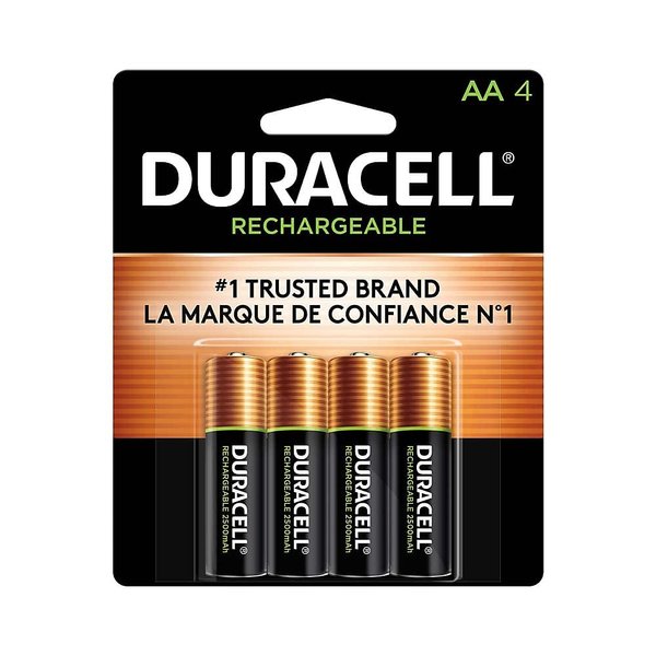 DURNLAA4BCD - Rechargeable StayCharged NiMH Batteries