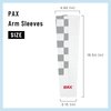 PAX Sports Bike anti-UV UPF 50+ Arm Sleeves, Sun Protection, Warm In Winter And Cool in summer, Moisture Wicking, Breathable Cycling Working, White & Gray Plaid, M