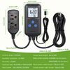 DIGITEN Humidity Controller Pre-Wired Digital Humidistat with Temperature Display, Dual-Stage Outlet Humidifier/Dehumidifier for Mushroom,Reptile, Greenhouse, Fan, Grow Tent