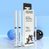NOURISH MANTRA Jet Gaze Kajal Urban Rani - Combo - Black & Black 0.35g/ with Almond Oil, Argan Oil & Vitamin E/Intense Pigmentation/Smudge Proof/Water Proof/Long Lasting
