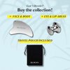 Blumenes Mushroom Gua Sha Facial Tool - Stainless Steel Mushroom-Shaped Facial Massager, Mushroom Face Massager, Lymphatic Drainage & Puffiness Relief