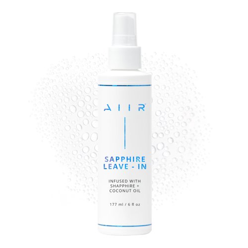 AIIR Sapphire Leave In Conditioner - Lightweight Moisturizing Detangler, Hydrate & Replenish Dry Damaged Hair, Tame Frizz & Heat Protectant for Thermal Styling, 6 oz