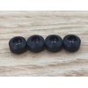 LEEFAI Pro Fingerboard 75d Urethane Wheels -Black Mini Finger Skateboard Bearing Wheel Handmade Polyurethane Material -Size -7.8 * 4.8mm