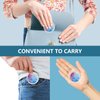 Pill Box 3 Compartment Medicine Pill Case,Portable Pill Box for Pocket or Purse Pill Box Decorative Metal Medicine Vitamin Organizer Unique Gift(4PCS)